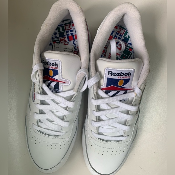 BNIB REEBOK Classic Leather World Flag Sneaker, 8M - Picture 12 of 16